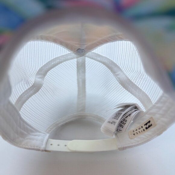 Billabong Womens Tropical Print Trucker Hat w/ Adjustable Snapback & Mesh Panels - Picture 8 of 9